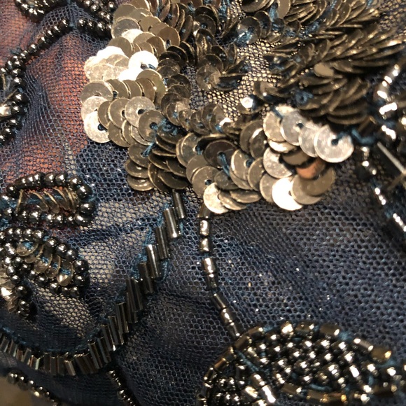 Adrianna Papell Navy mother-the-bride/groom dress - Picture 4 of 4